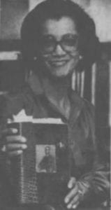 Professor Martha Fenty, in a 1984 photo in The Evening Press