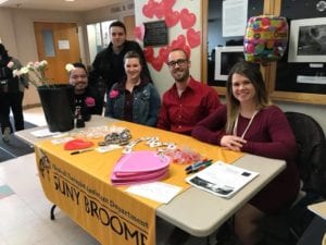 Physical Therapist Assistant students sold flowers for a Heart Walk fundraiser