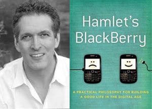 William Powers, author of "Hamlet's Blackberry"