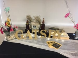 Decorations from the Gatsby Banquet