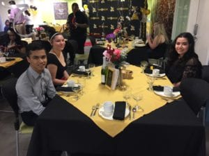 Students at the Gatsby Banquet enjoyed dinner, music and an awards ceremony.