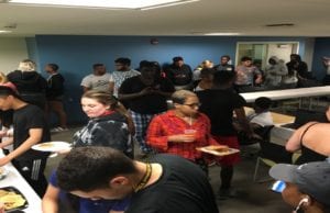 Student Village residents gear up for finals at a Midnight Breakfast
