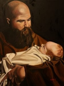 "St. Anthony," a painting by SUNY Broome alumnus Anthony Hanacovic