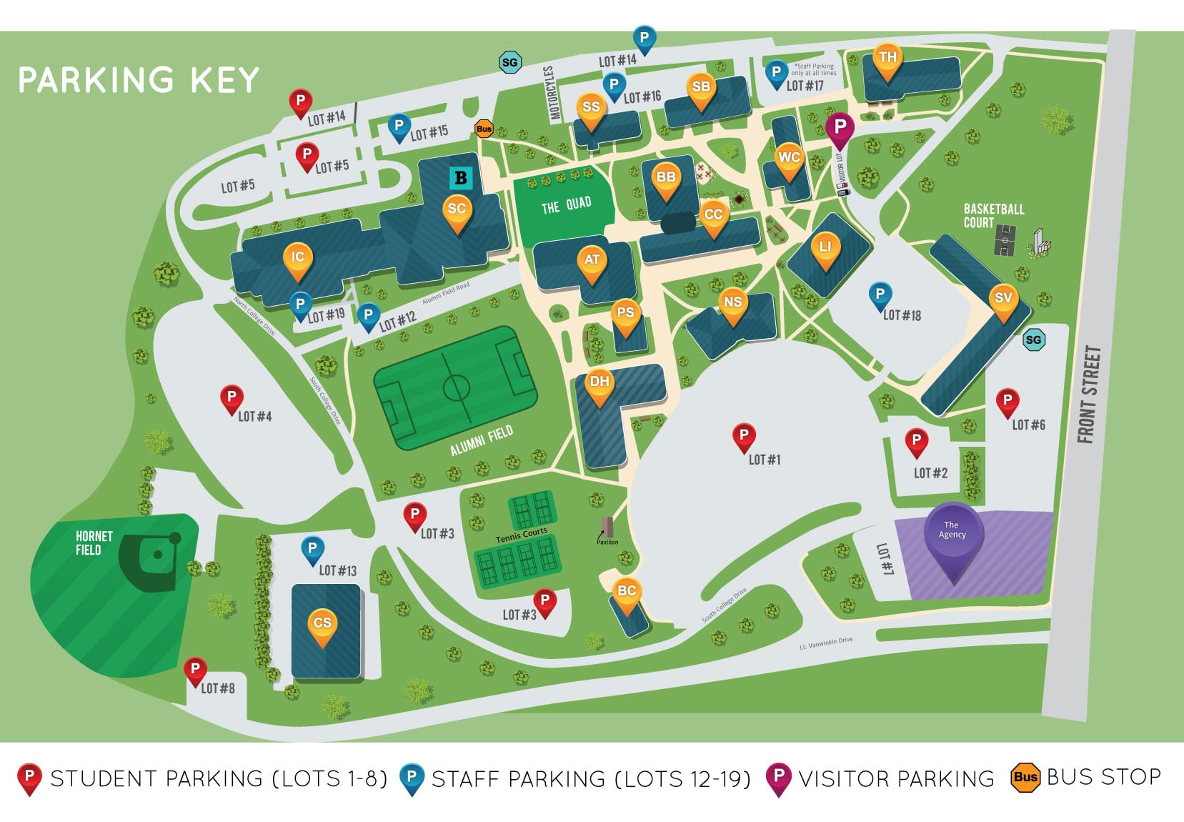 New Campus Map The Buzz