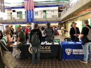 Scenes from the fifth annual Criminal Justice and Emergency Services Career Preparedness Expo