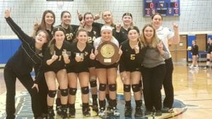 The Hornets volleyball team was named Regional Champs on Oct. 28, 2018.