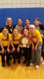 The Hornets volleyball team was named Regional Champs on Oct. 28, 2018.