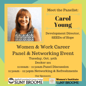 Carol Young, a SUNY Broome Business Administration alumna