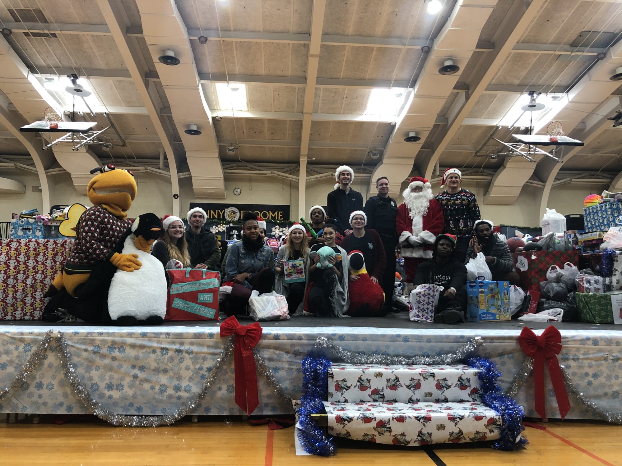 Santa S Helpers Suny Broome Turns Out