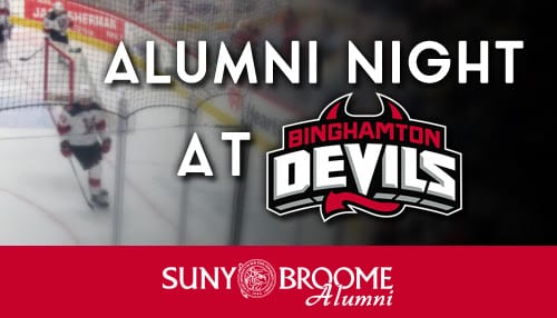 Alumni night at the Binghamton Devils