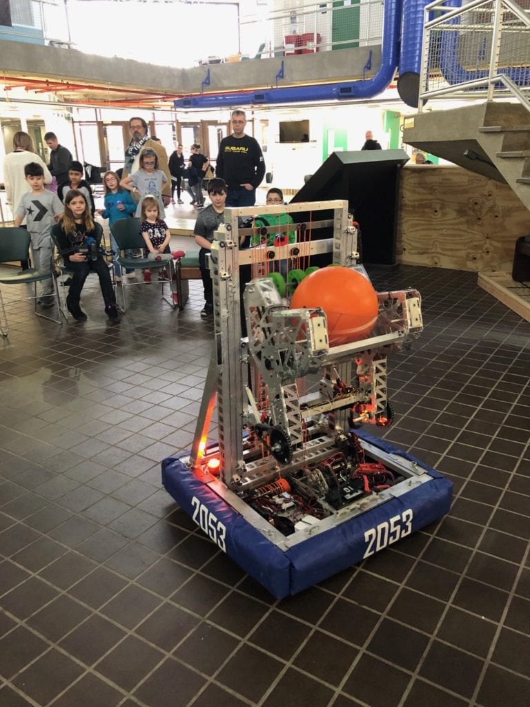SUNY Broome hosted its first-ever Junior Robotics Day on March 30 in the Applied Technologies Atrium.