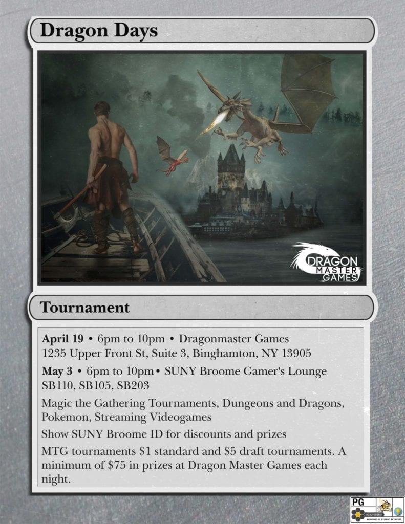 Flyer for the Dragon Days tournament