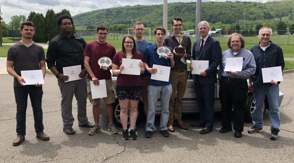 The student team behind the award-winning electric car at the 2019 Toyota Green Grand Prix