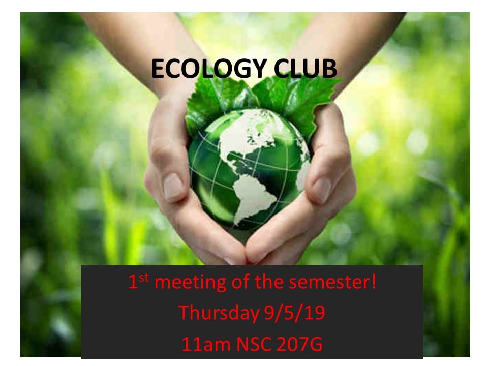 Ecology Club to meet Sept. 5