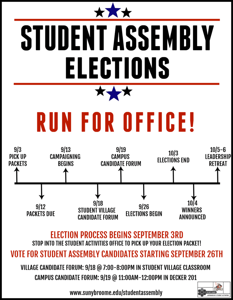 Vote: Student Assembly elections are going on now!