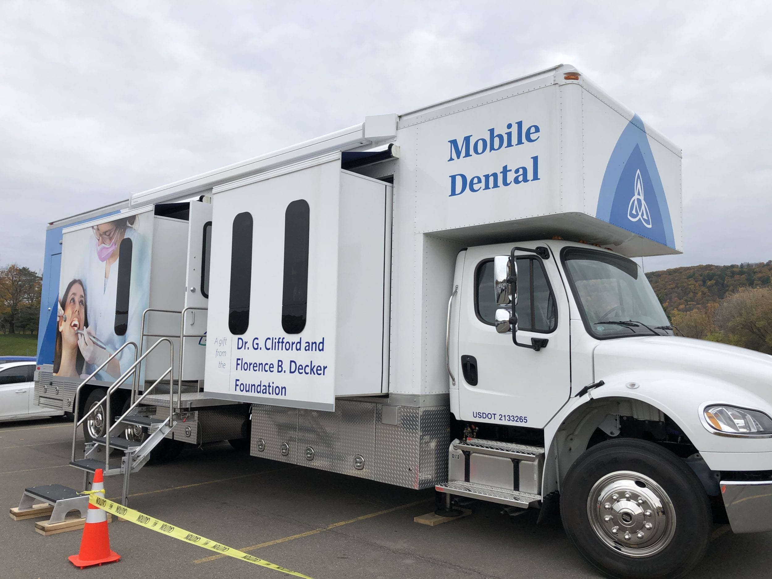 The Lourdes Mobile Dental van