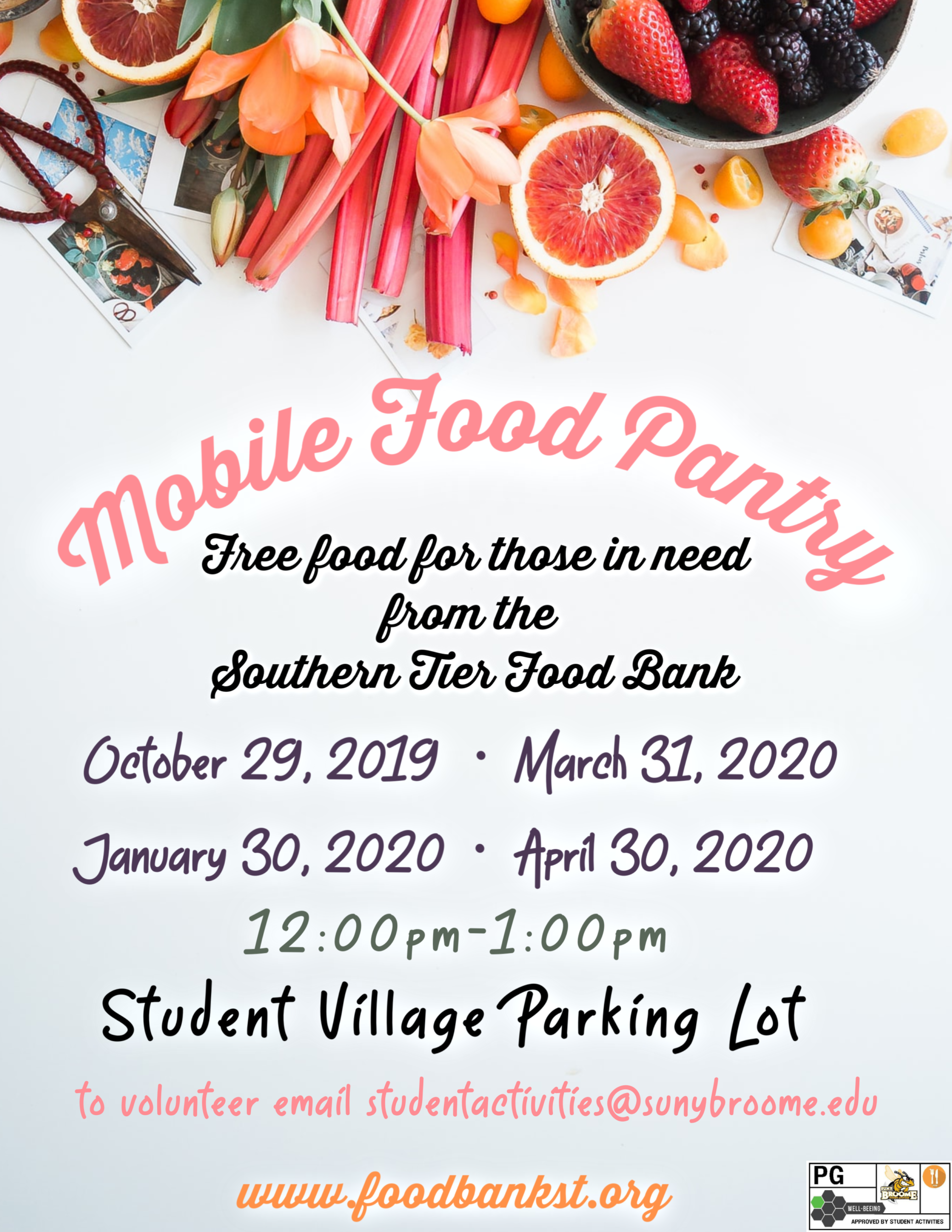 Food Bank Of The Southern Tier Mobile Food Pantry Schedule - GUWRAS