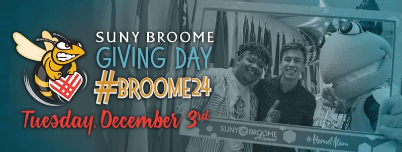 SUNY Broome Giving Day #Broome24 Tuesday, December 3