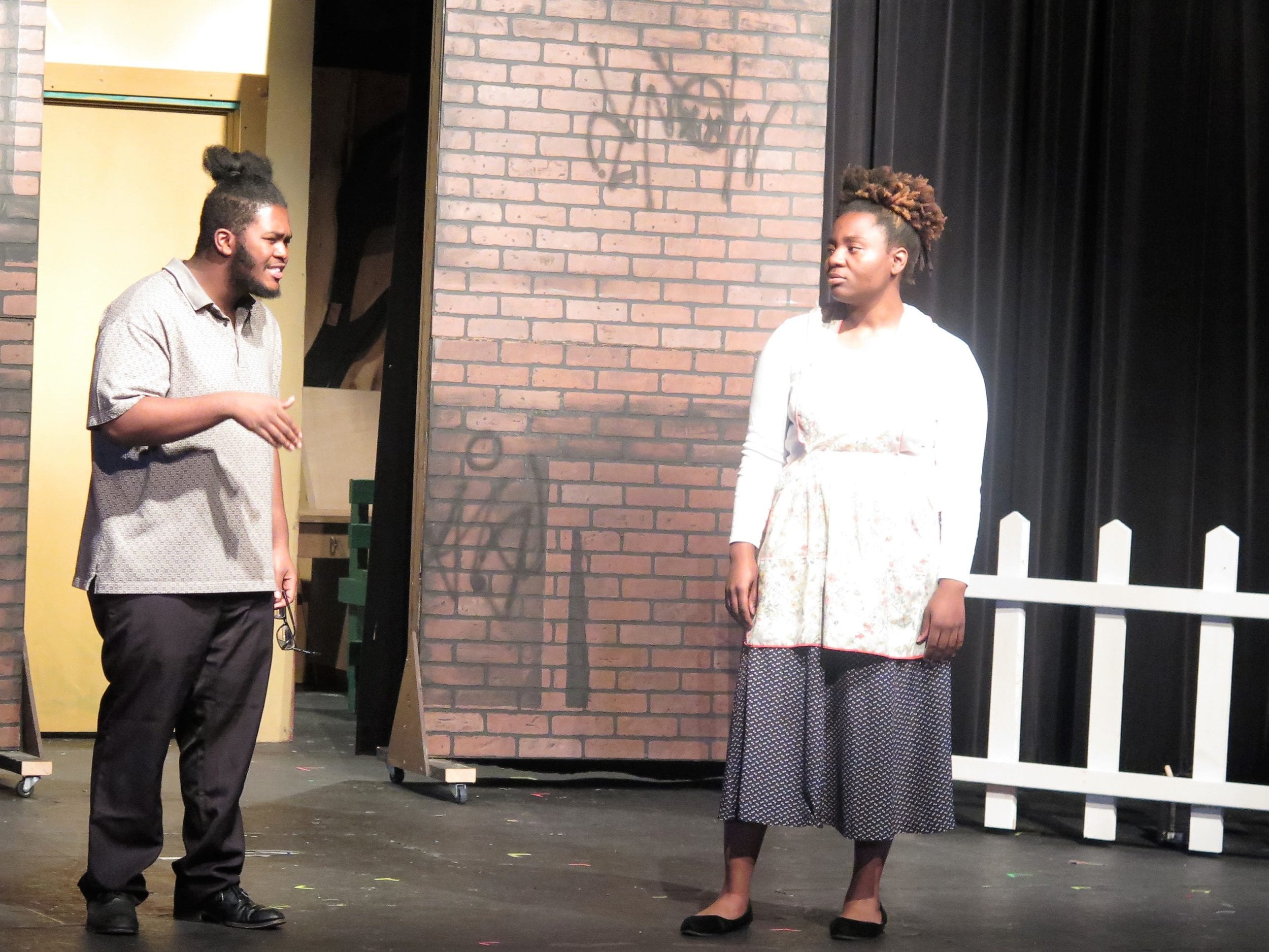 SUNY Broome Theater students rehearse 'Fences'