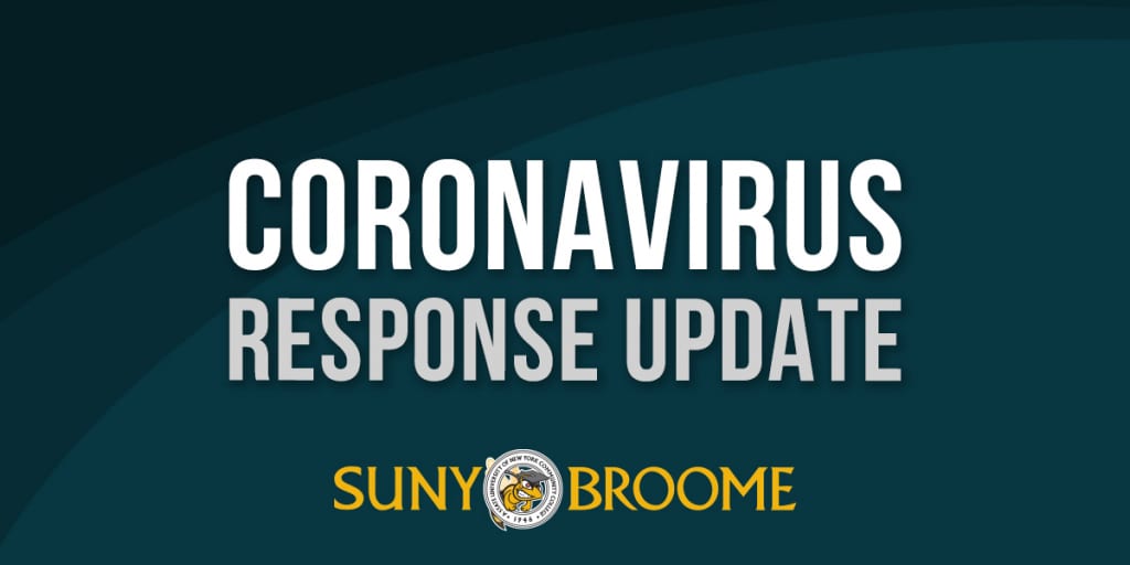 coronavirus, suny broome update