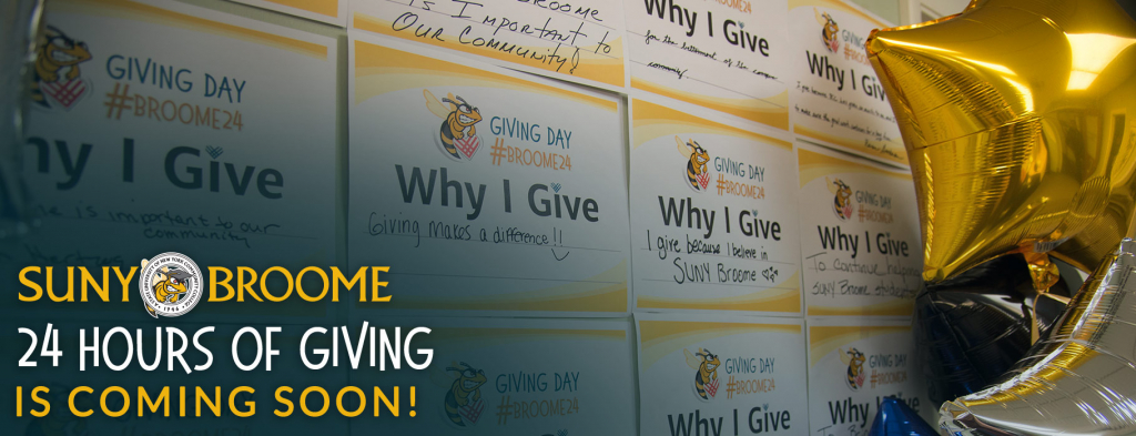 SUNY Broome 24 hours of giving 2021