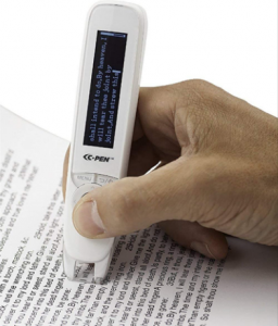 C-pen - a portable reading pen that reads text out loud