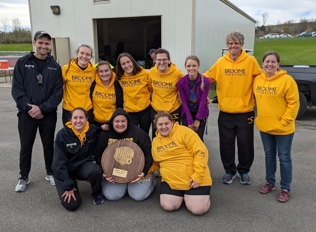 women's Track & Field team won the 2022 NJCAA Region III Track & Field Championship in their first year of competition, besting runner-up Hudson Valley CC 