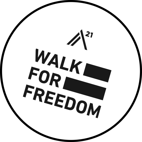 A21 Walk For Freedom Emblem