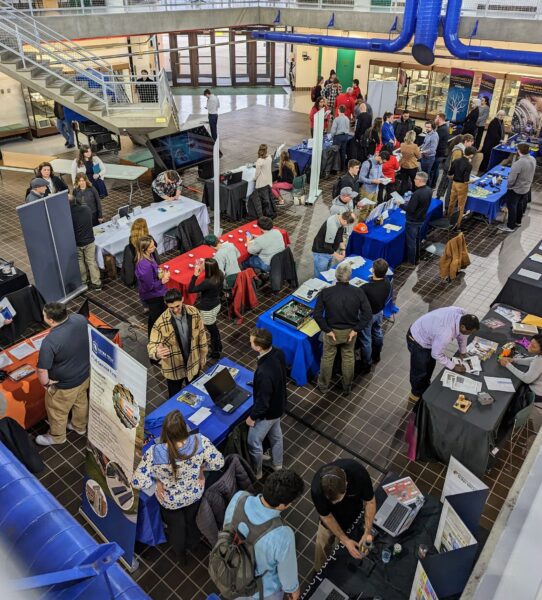STEM Career Expo 2023 tables and participants