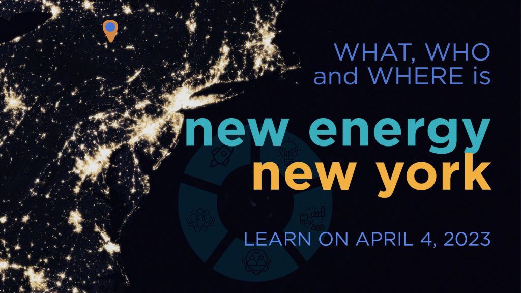 What, who and where is New Energy New York? Learn on April 4, 2023