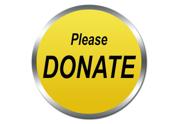 Yellow button with Please Donate 