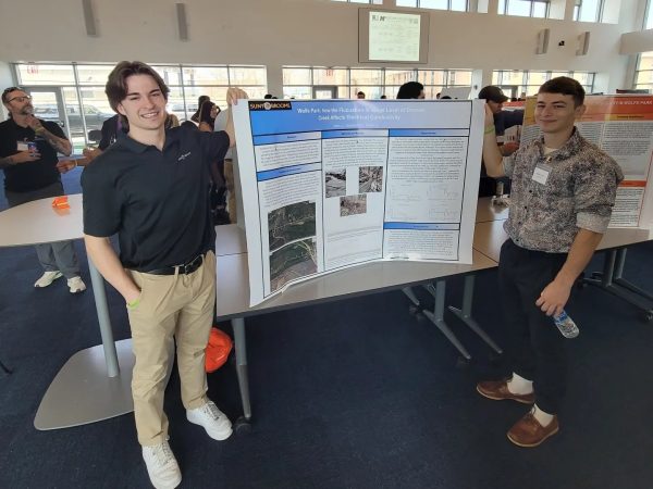 teams of SUNY Broome students who were selected to present their research at the annual SUNY Undergraduate Research Conference held at SUNY Maritime College on April 14