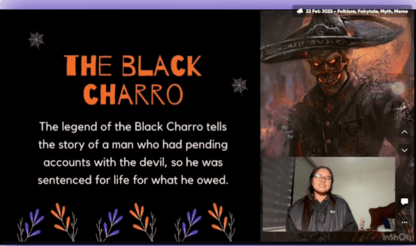 The Black Charro: The legend of the Black Charro tells the story of a man who had pending accounts with the devil, so he was sentenced for life for what he owed.