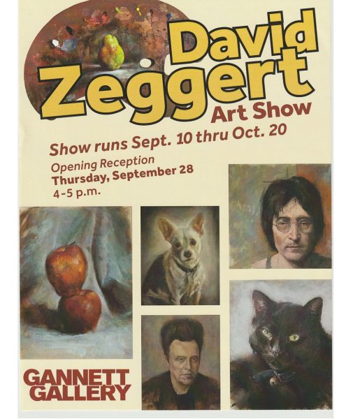 Join Professor David Zeggert on September 28 at 4:00 p.m. for an opening reception at the Gannett Gallery located at SUNY Polytechnic