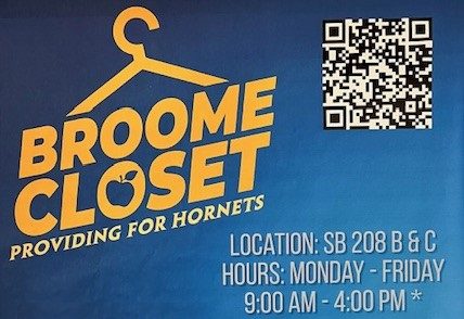 The Broome Closet providing for Hornets.