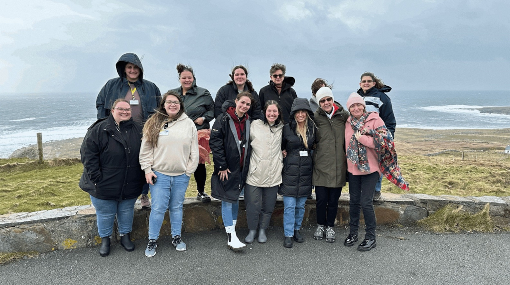 The 2024 Class of HST 105 Global Health in Ireland