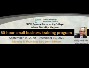 2020 Virtual Fall Entrepreneurial Assistance Program! @ Online via Zoom