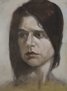 Tera, an oil portrait painted by SUNY Broome Professor David Zeggert