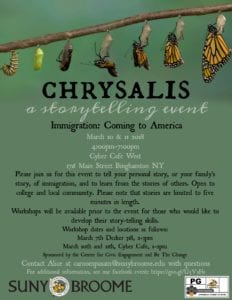 Flyer for Chrysalis