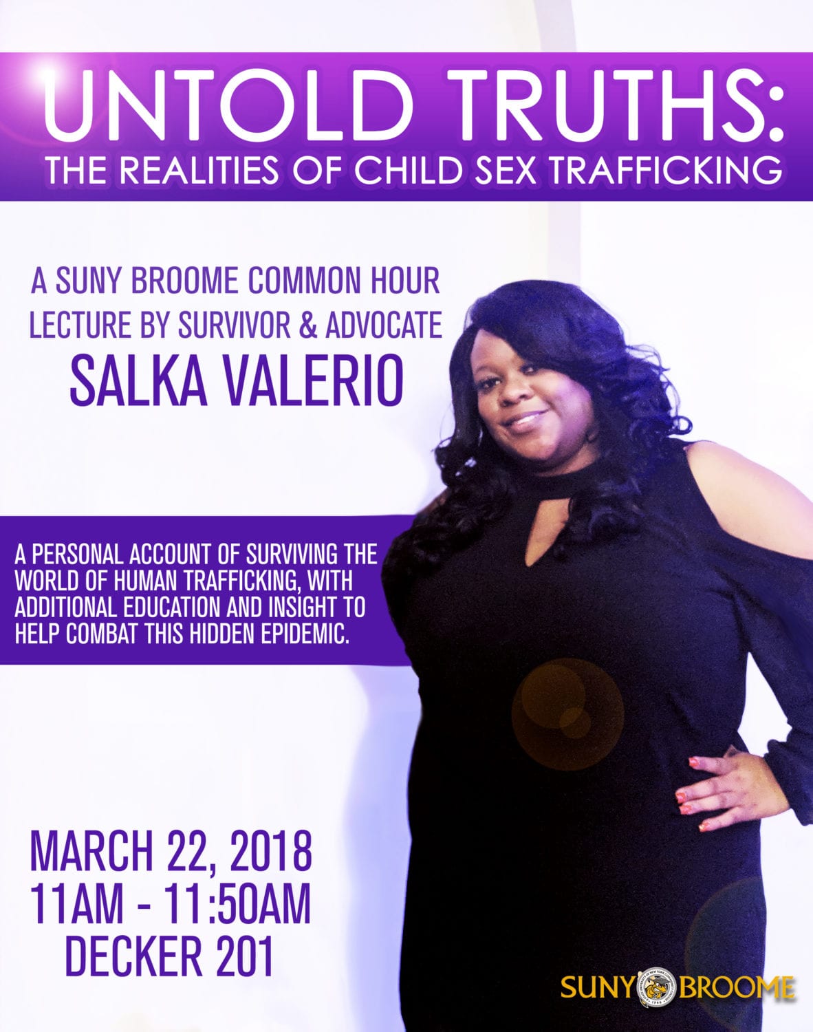 March 22 Talk: The Realities of Child Sex Trafficking
