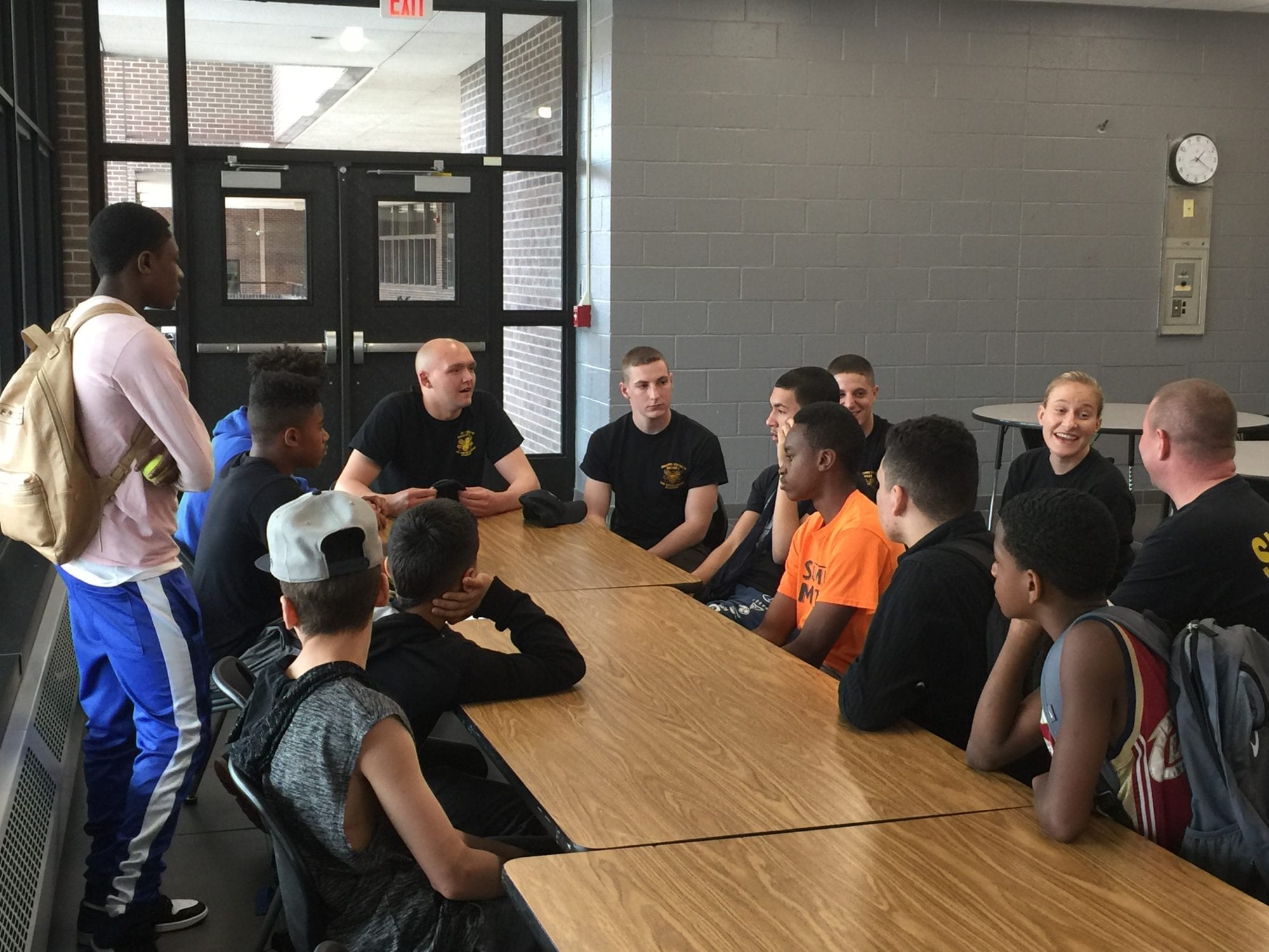 Needed conversations: Lunch with the Law bridges the gap between law enforcement and young men of color