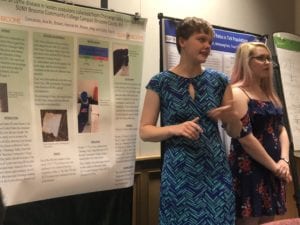Dr. Tracy Curtis' students present their Lyme Disease research on May 17.