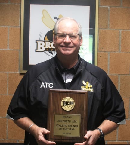 Smith Named NJCAA Region III Athletic Trainer of the Year