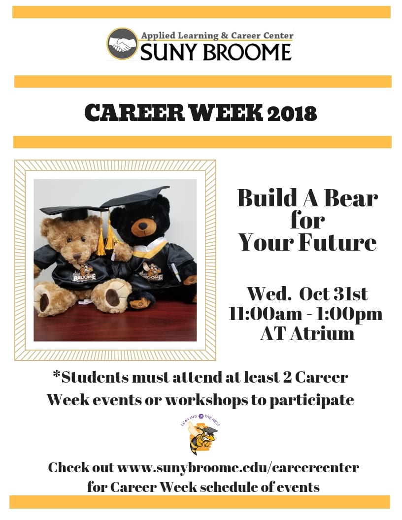 Build A Bear For Your Future on Oct. 31