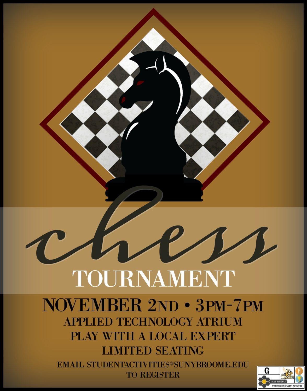 Chess tournament Nov. 2 in AT Atrium