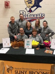 Senior SUNY Broome Physical Therapist Assistant students and faculty participated in the Healthy Habits Health Fair at Fall Fest on Thursday, Oct. 25, 2018. 