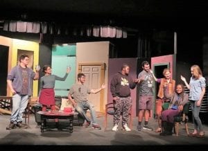 SUNY Broome students are currently rehearsing for the upcoming theater production of Rumors, by Neil Simon,