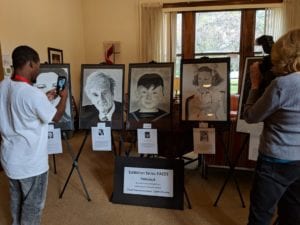 The FACES of the Holocaust Exhibit at UMC Tabernacle Church