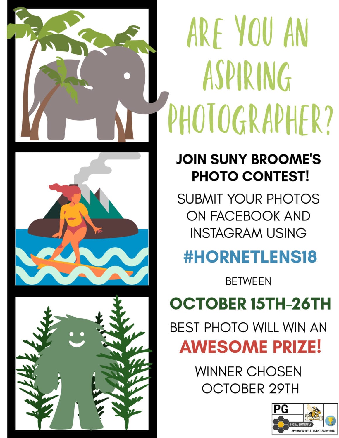 Enter the SUNY Broome Photo Contest from Oct. 15 – 26