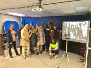 After 10 weeks of Wednesday teleconferences, the students in David Shrum's English class at la Universidad de Celaya and in Kathleen McKenna's Effective Speaking class at SUNY Broome held their final teleconference.